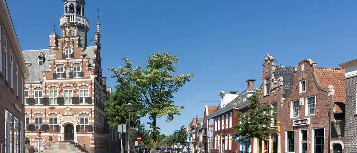 Het stadhuis van Franeker