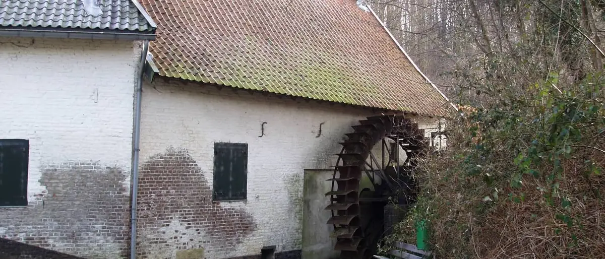 Een watermolen in Landgraaf