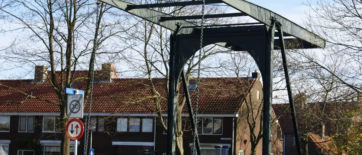 Een ophaalbrug in Papendrecht