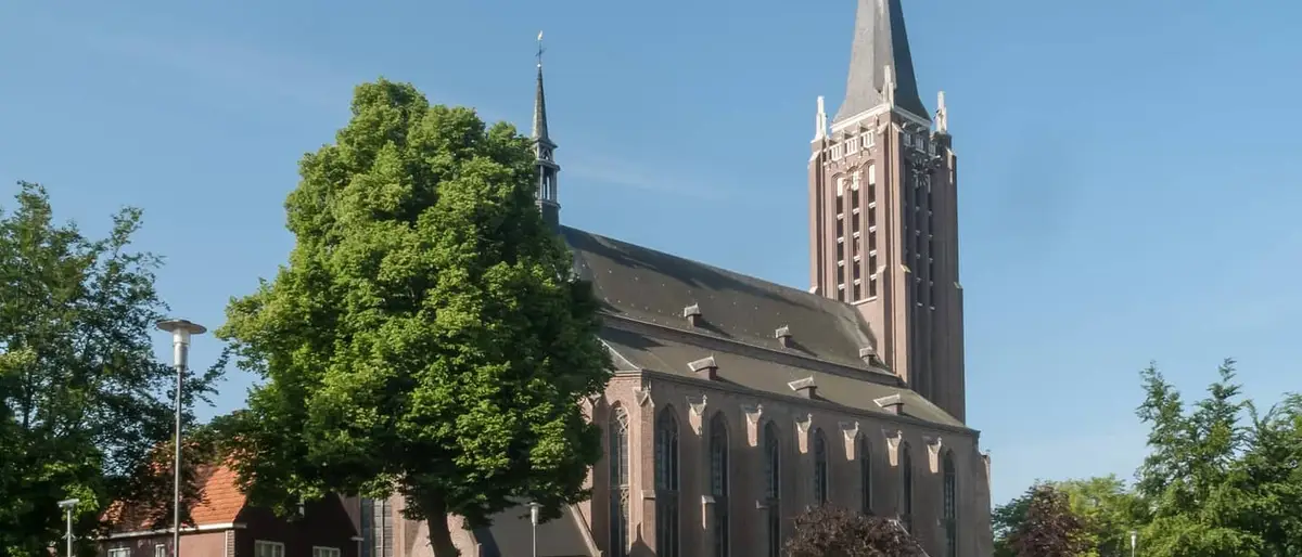 De kerk in het centrum van Venray